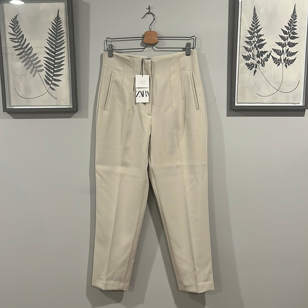 Zara High Waist Trousers - Brand New w/ Tags
